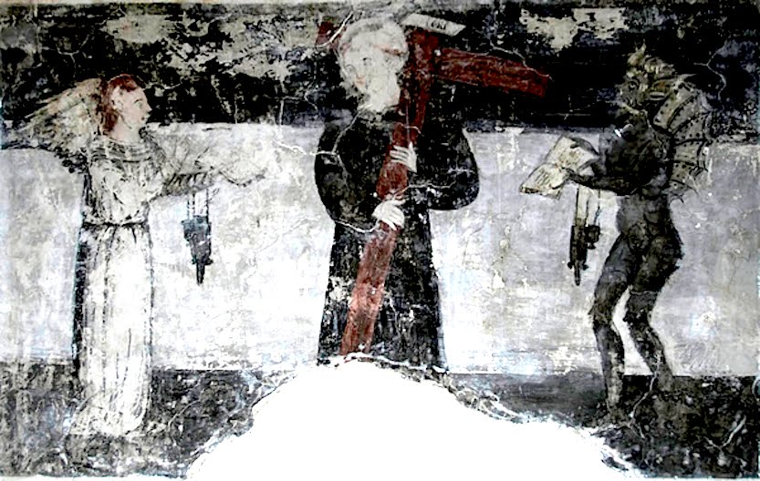 Fresco del convento de Charo
