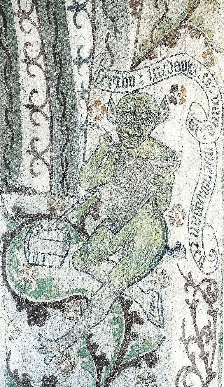 Fresco de la catedral de Roskilde